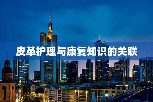 皮革护理与康复知识的关联