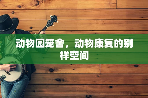 动物园笼舍，动物康复的别样空间