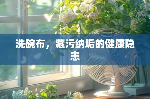 洗碗布，藏污纳垢的健康隐患
