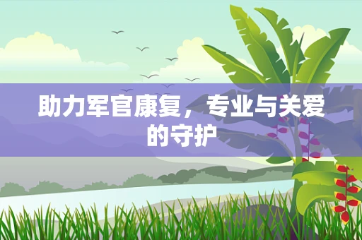 助力军官康复，专业与关爱的守护