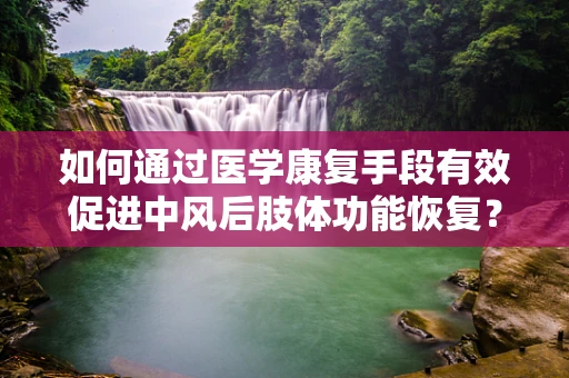 如何通过医学康复手段有效促进中风后肢体功能恢复？