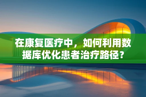 在康复医疗中，如何利用数据库优化患者治疗路径？