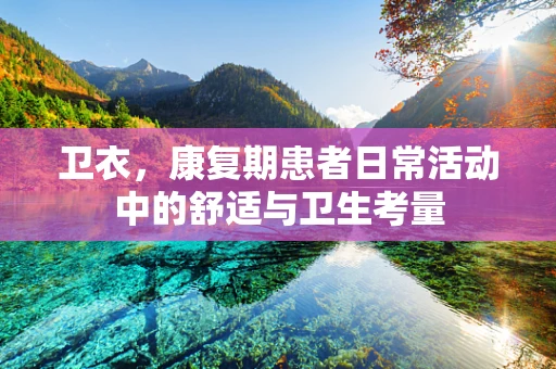 卫衣，康复期患者日常活动中的舒适与卫生考量