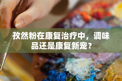 孜然粉在康复治疗中，调味品还是康复新宠？