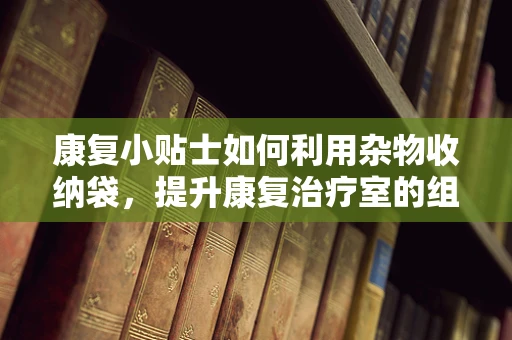 康复小贴士如何利用杂物收纳袋，提升康复治疗室的组织与效率？