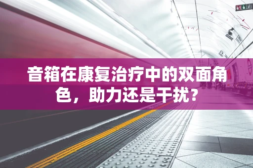 音箱在康复治疗中的双面角色，助力还是干扰？