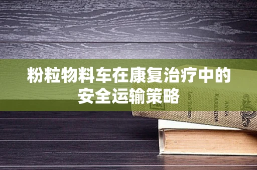 粉粒物料车在康复治疗中的安全运输策略