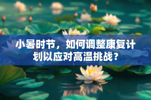小暑时节，如何调整康复计划以应对高温挑战？