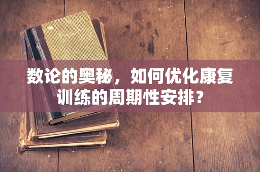 数论的奥秘，如何优化康复训练的周期性安排？