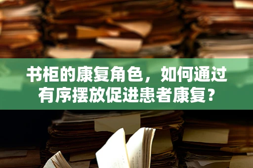 书柜的康复角色，如何通过有序摆放促进患者康复？