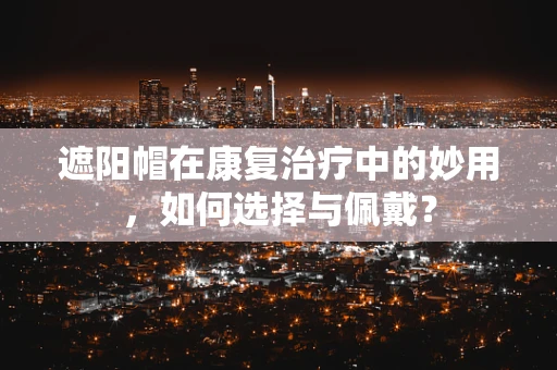 遮阳帽在康复治疗中的妙用，如何选择与佩戴？