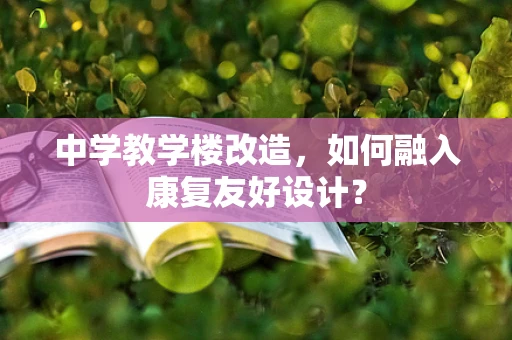 中学教学楼改造，如何融入康复友好设计？
