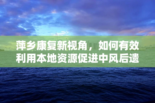 萍乡康复新视角，如何有效利用本地资源促进中风后遗患者的社区康复？