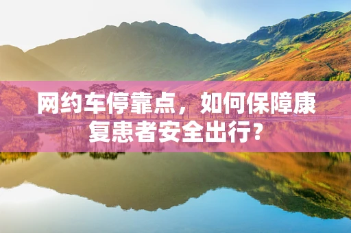 网约车停靠点，如何保障康复患者安全出行？