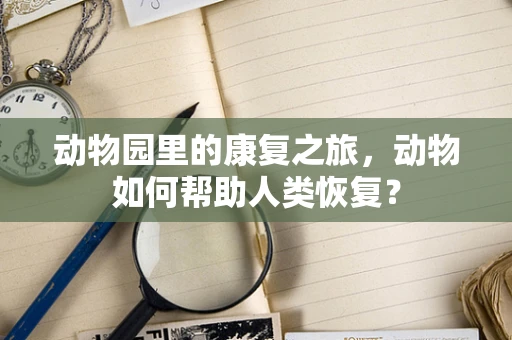 动物园里的康复之旅，动物如何帮助人类恢复？