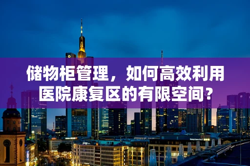 储物柜管理，如何高效利用医院康复区的有限空间？