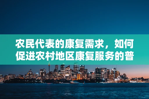 农民代表的康复需求，如何促进农村地区康复服务的普及与优化？