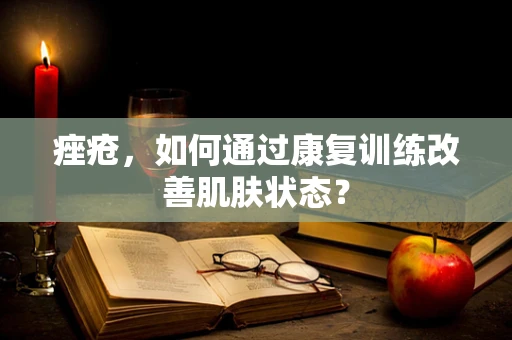痤疮，如何通过康复训练改善肌肤状态？
