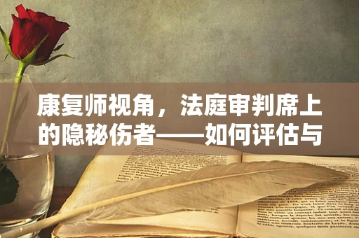 康复师视角，法庭审判席上的隐秘伤者——如何评估与支持受审者的身心状态？