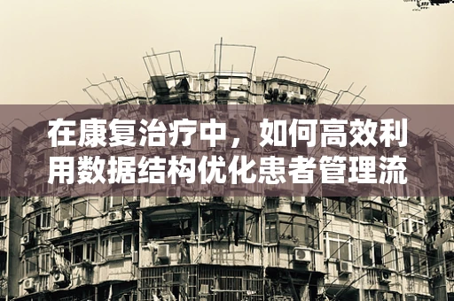 在康复治疗中，如何高效利用数据结构优化患者管理流程？