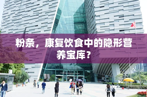 粉条，康复饮食中的隐形营养宝库？