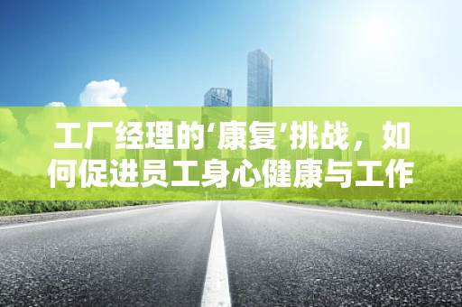 工厂经理的‘康复’挑战，如何促进员工身心健康与工作效率的双重提升？