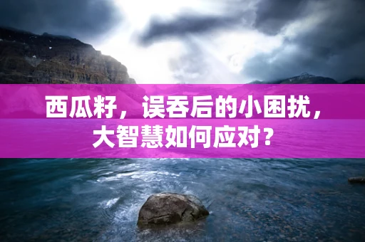 西瓜籽，误吞后的小困扰，大智慧如何应对？