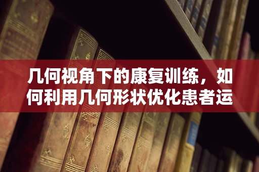 几何视角下的康复训练，如何利用几何形状优化患者运动路径？