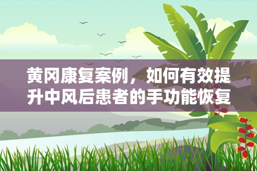 黄冈康复案例，如何有效提升中风后患者的手功能恢复？