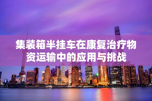 集装箱半挂车在康复治疗物资运输中的应用与挑战