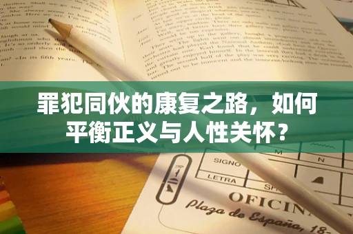 罪犯同伙的康复之路，如何平衡正义与人性关怀？