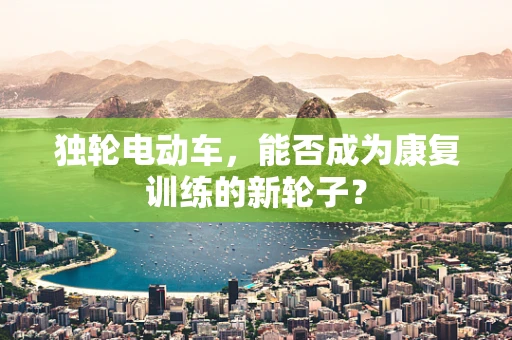 独轮电动车，能否成为康复训练的新轮子？