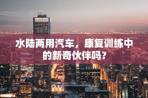 水陆两用汽车，康复训练中的新奇伙伴吗？