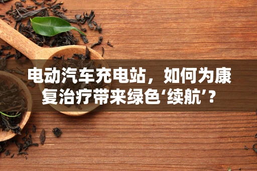 电动汽车充电站，如何为康复治疗带来绿色‘续航’？