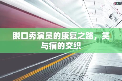 脱口秀演员的康复之路，笑与痛的交织