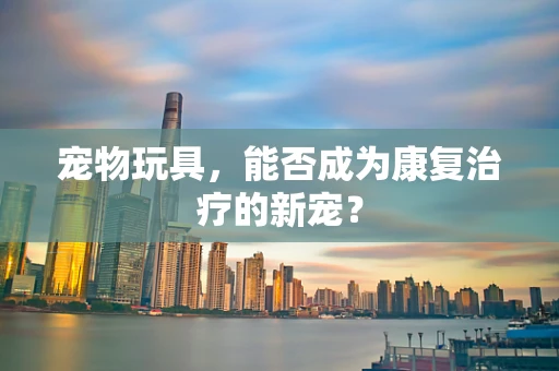 宠物玩具，能否成为康复治疗的新宠？
