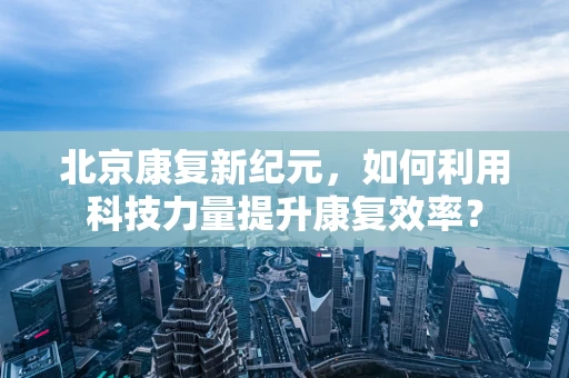 北京康复新纪元，如何利用科技力量提升康复效率？