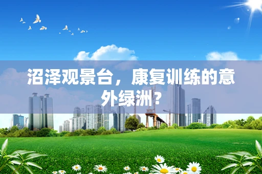 沼泽观景台，康复训练的意外绿洲？
