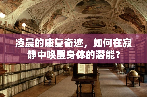 凌晨的康复奇迹，如何在寂静中唤醒身体的潜能？
