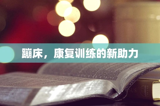 蹦床，康复训练的新助力