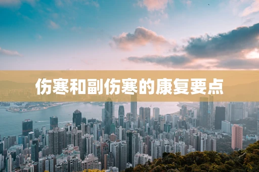 伤寒和副伤寒的康复要点