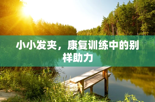 小小发夹，康复训练中的别样助力