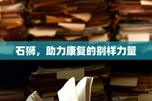 石狮，助力康复的别样力量