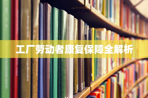工厂劳动者康复保障全解析