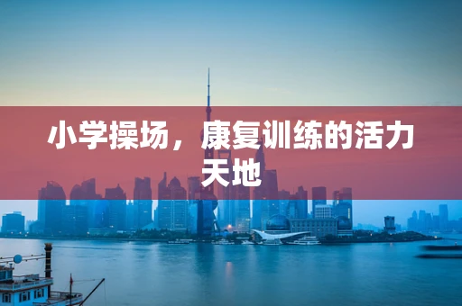 小学操场，康复训练的活力天地
