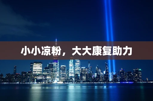 小小凉粉，大大康复助力