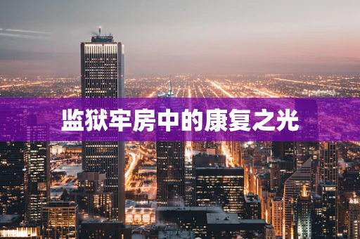 监狱牢房中的康复之光