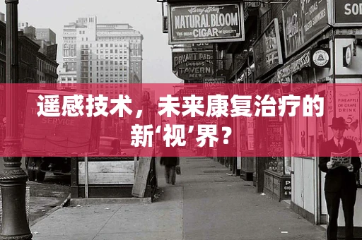 遥感技术，未来康复治疗的新‘视’界？