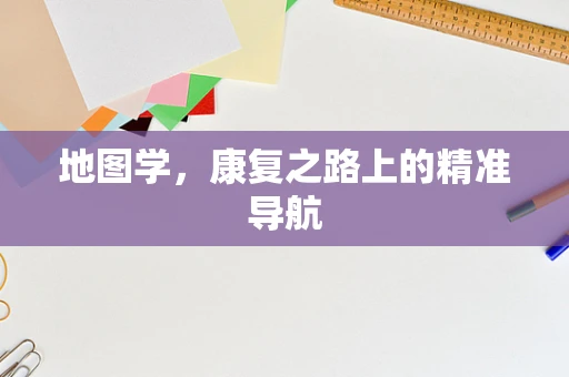 地图学，康复之路上的精准导航