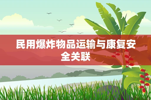民用爆炸物品运输与康复安全关联
